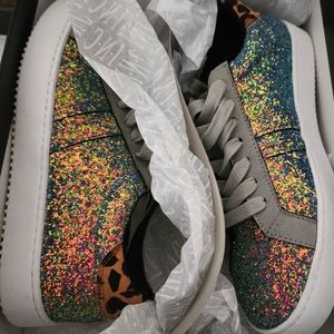 INC. sneakers, multicolor, glitter, size 7